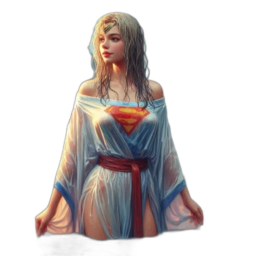 dress, comic book art, concept art, fantasy art transparent PNG cut-out