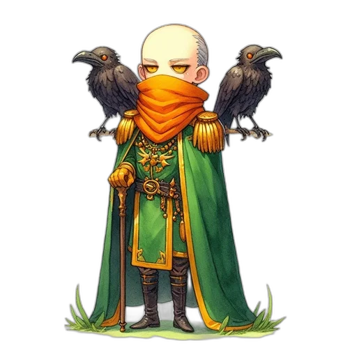 staff, mask, fantasy art, concept art transparent PNG cut-out