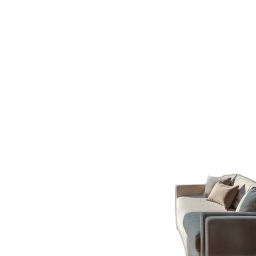 furniture, robot, 3d render, photorealistic transparent PNG cut-out