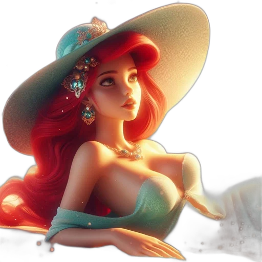 hat, dress, crown, jewelry transparent PNG cut-out