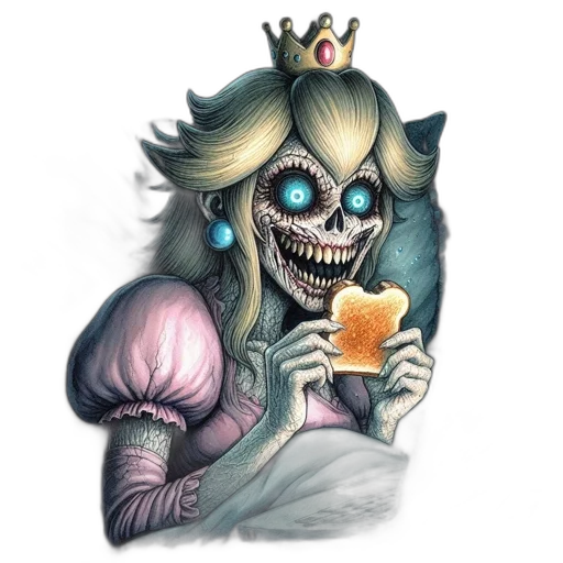 crown, creature, face, concept art transparent PNG cut-out