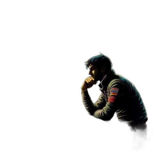 jacket, creature, face, mask transparent PNG cut-out