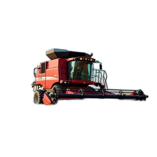 weapon, red, combine, harvester transparent PNG cut-out
