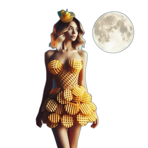 dress, food, creature, pixel art transparent PNG cut-out