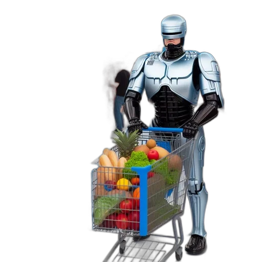 robot, food, weapon, concept art transparent PNG cut-out