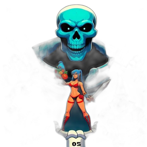 staff, weapon, mask, concept art transparent PNG cut-out
