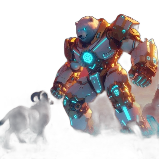 robot, weapon, animal, concept art transparent PNG cut-out