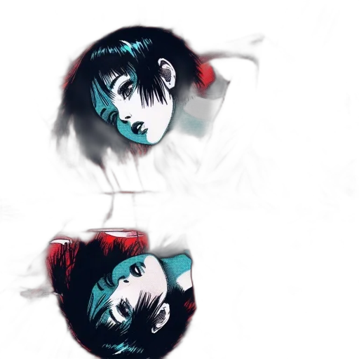 mask, face, comic book art, concept art transparent PNG cut-out