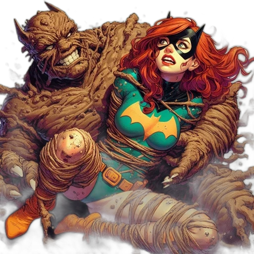 comic book art, concept art, fantasy art, underwater transparent PNG cut-out