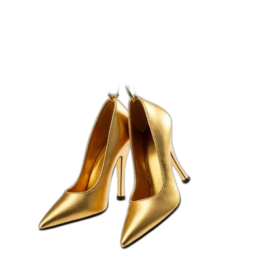shoes, jewelry, 3d render, photorealistic transparent PNG cut-out