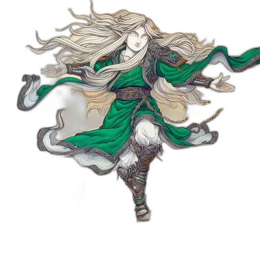 sword, staff, hair, concept art transparent PNG cut-out