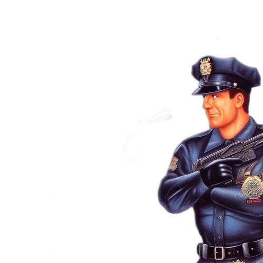 staff, jacket, weapon, face transparent PNG cut-out