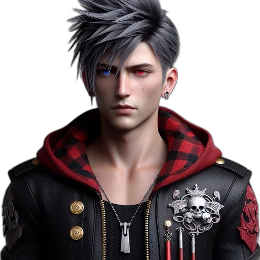 jacket, concept art, fantasy art, 3d render transparent PNG cut-out