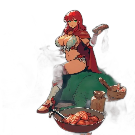 food, dress, weapon, concept art transparent PNG cut-out