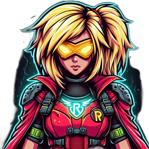 jacket, mask, face, comic book art transparent PNG cut-out
