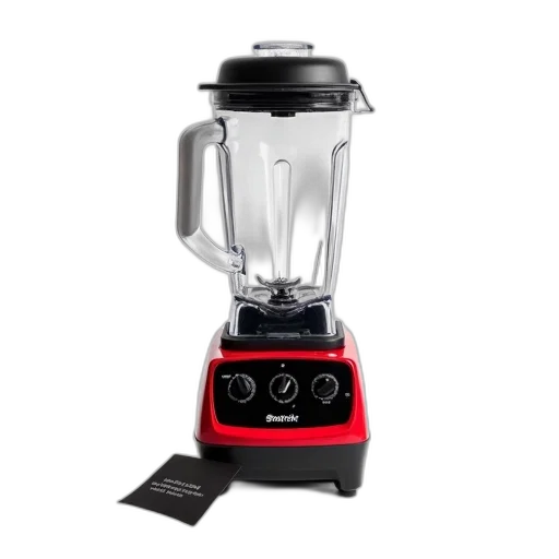 black, red, blender, lid transparent PNG cut-out