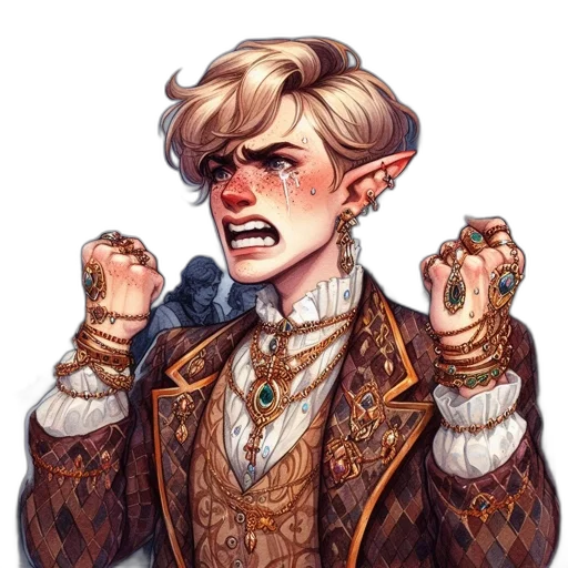 face, staff, fantasy art, concept art transparent PNG cut-out