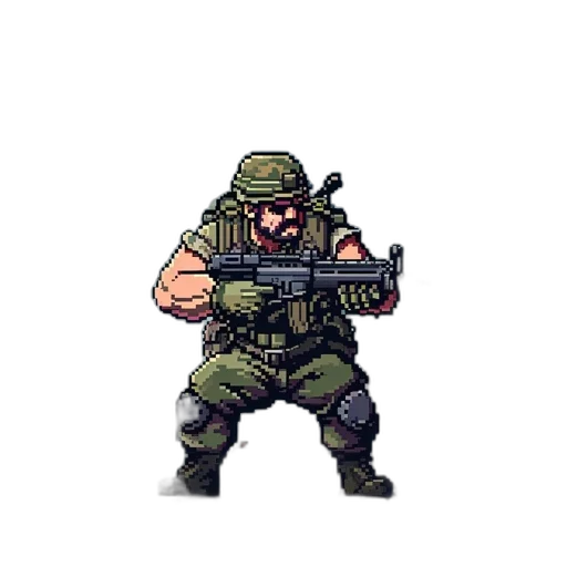 weapon, animal, staff, pixel art transparent PNG cut-out
