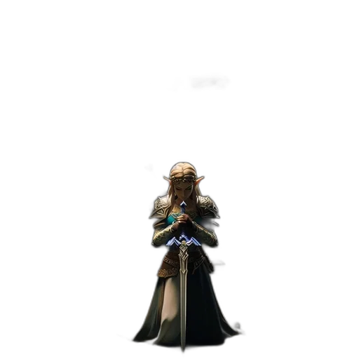 sword, staff, weapon, crown transparent PNG cut-out