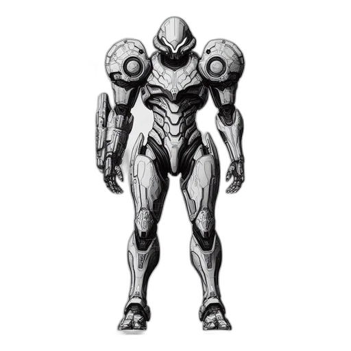 robot, creature, weapon, mask transparent PNG cut-out