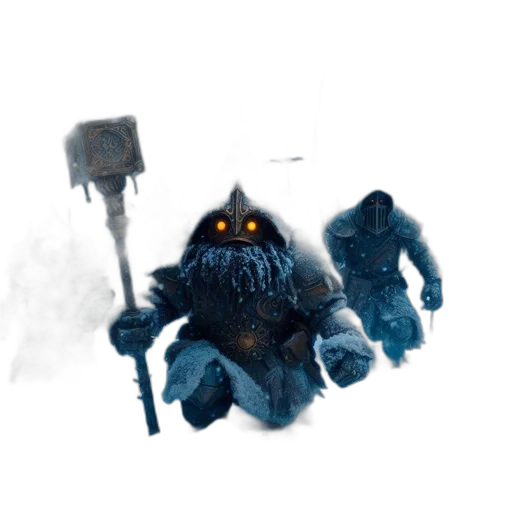creature, robot, staff, dragon transparent PNG cut-out