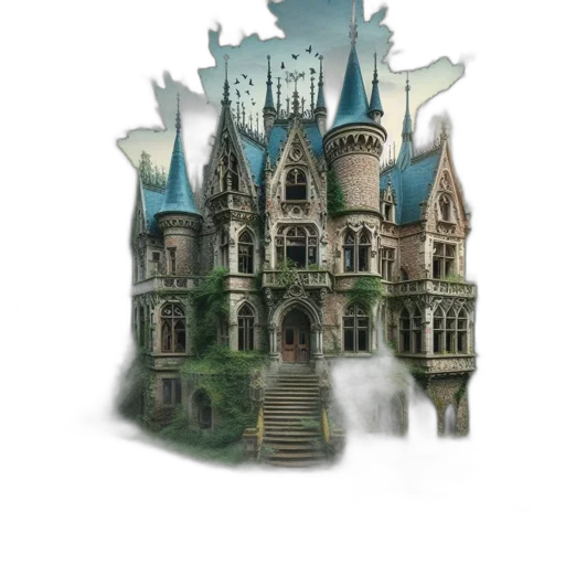building, crown, concept art, fantasy art transparent PNG cut-out