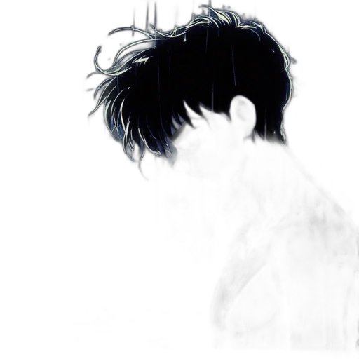 hair, mask, face, creature transparent PNG cut-out