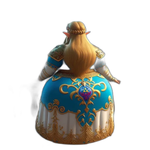 crown, dress, hat, staff transparent PNG cut-out