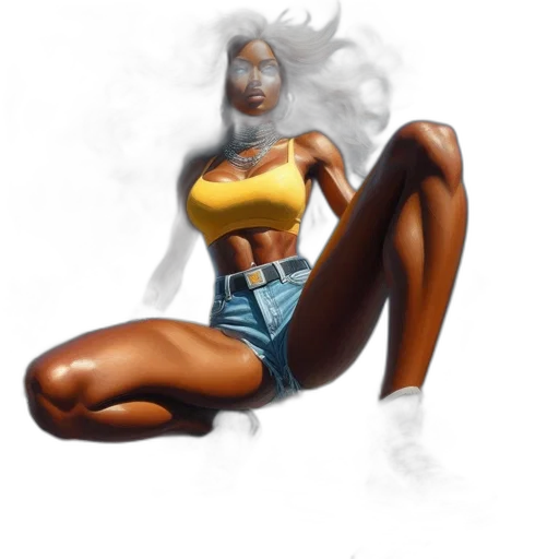 dress, concept art, 3d render, fantasy art transparent PNG cut-out