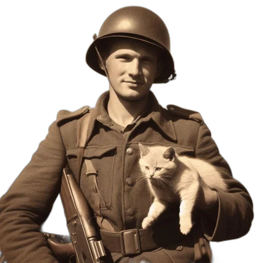 animal, hat, staff, weapon transparent PNG cut-out