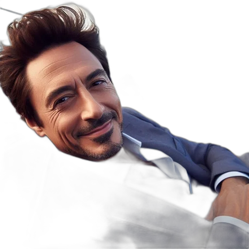 face, hair, robot, staff transparent PNG cut-out