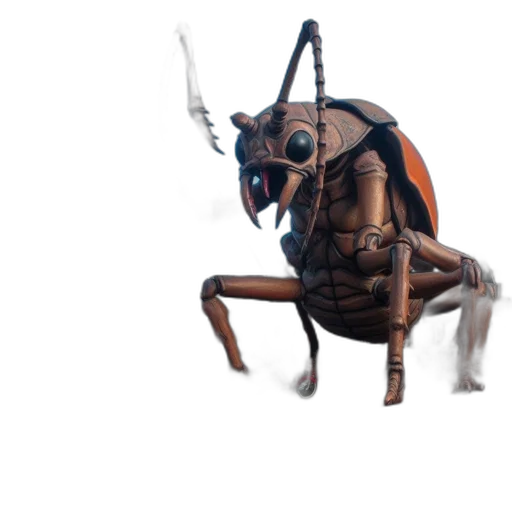 animal, creature, dragon, robot transparent PNG cut-out