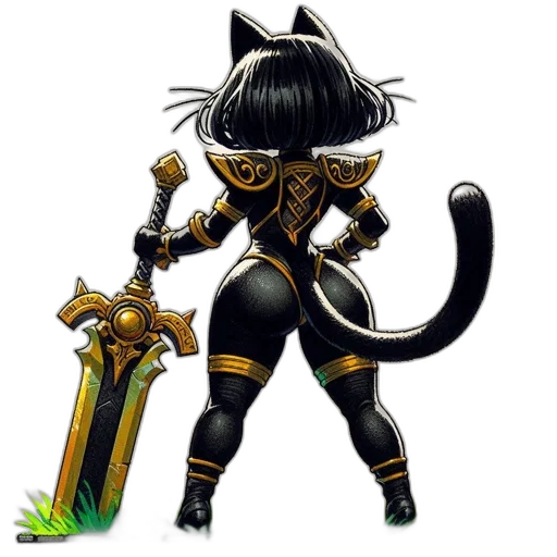 staff, weapon, sword, fantasy art transparent PNG cut-out