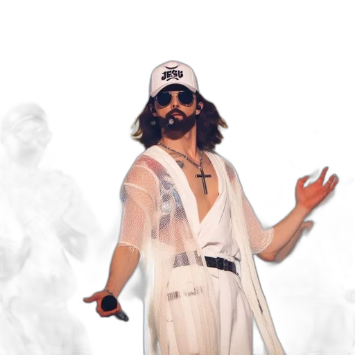 concept art, vaporwave, stage, performance transparent PNG cut-out