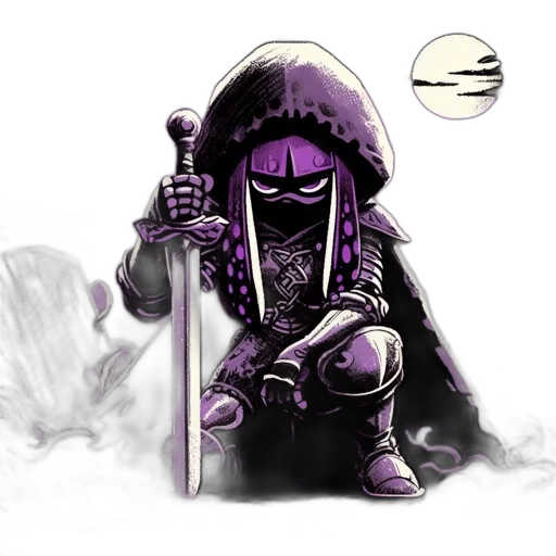 sword, staff, mask, fantasy art transparent PNG cut-out