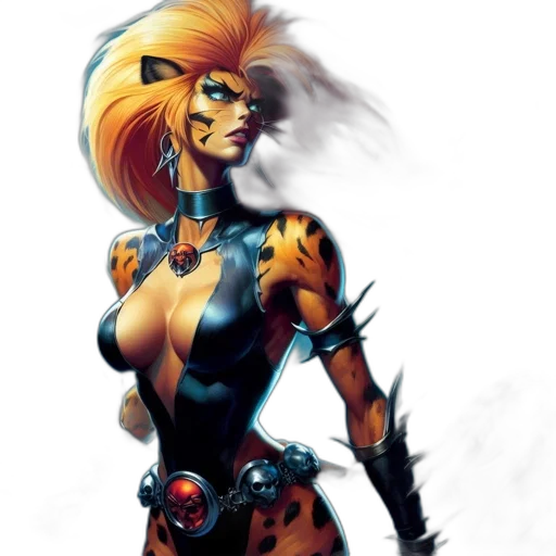 robot, comic book art, concept art, fantasy art transparent PNG cut-out