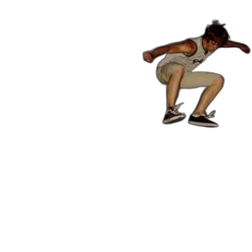 shoes, skateboarder, mid-air, dusk transparent PNG cut-out
