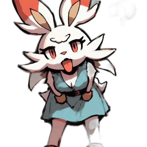 creature, staff, animal, dress transparent PNG cut-out