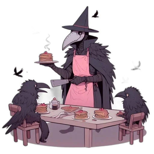 food, dress, staff, creature transparent PNG cut-out