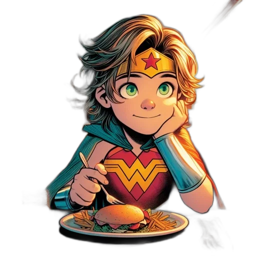 food, jewelry, face, comic book art transparent PNG cut-out
