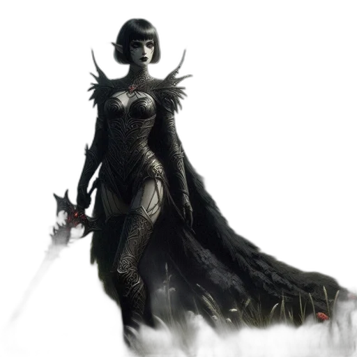 staff, dress, concept art, fantasy art transparent PNG cut-out
