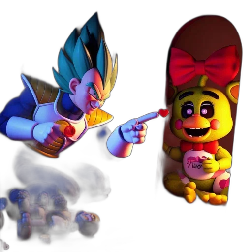 concept art, 3d render, fantasy art, pixel art transparent PNG cut-out