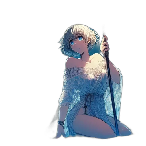 sword, dress, weapon, staff transparent PNG cut-out