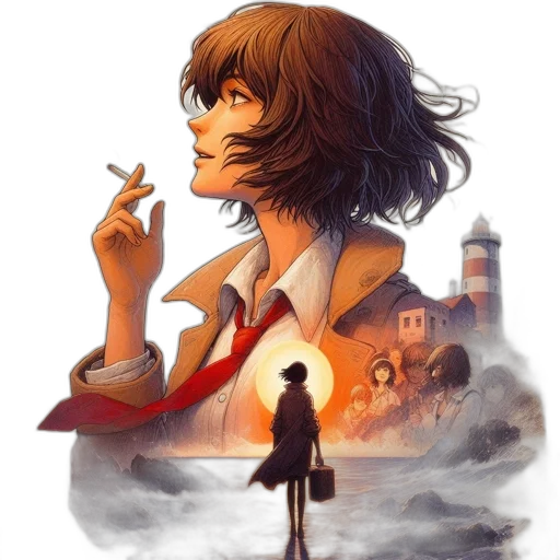 concept art, fantasy art, comic book art, pixel art transparent PNG cut-out