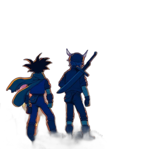 weapon, sword, dragon, staff transparent PNG cut-out
