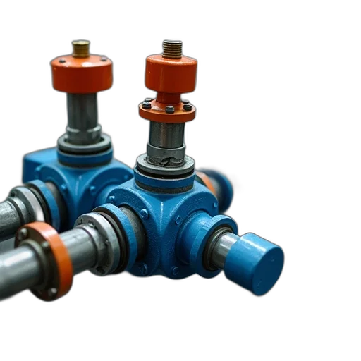 3d render, pressure, transmitters transparent PNG cut-out