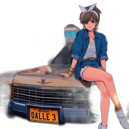 car, jacket, weapon, hat transparent PNG cut-out