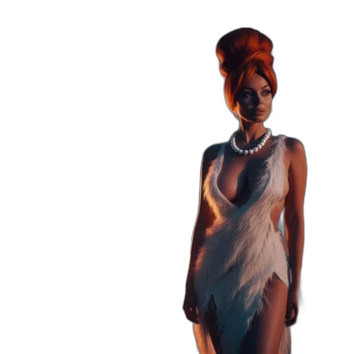 dress, concept art, 3d render, fantasy art transparent PNG cut-out
