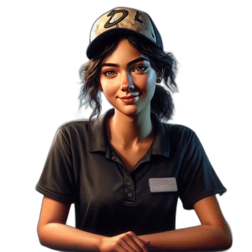 staff, hat, face, weapon transparent PNG cut-out
