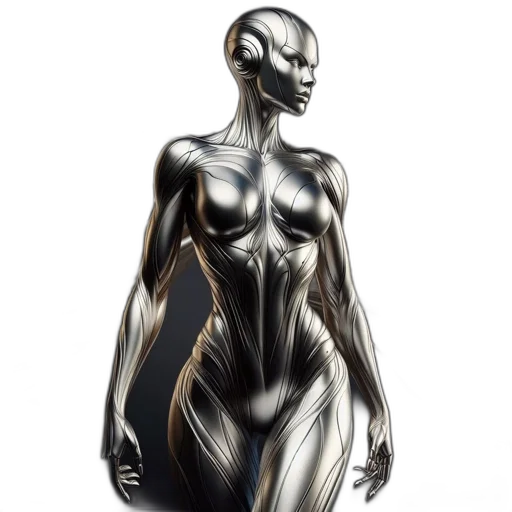 robot, dress, creature, jewelry transparent PNG cut-out